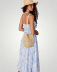 Robe Midi Fleurie Femme Élégante et Confortable