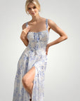 Robe Midi Fleurie Femme Élégante et Confortable