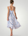 Robe Midi Fleurie Femme Élégante et Confortable
