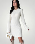 Robe Mini Femme Slim-Fit Chic et Confortable