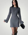Robe Mini Femme Slim-Fit Chic et Confortable