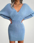 Robe Pull Col V Élégante et Confortable 2 - Mode Lumière