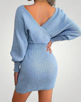 Robe Pull Col V Élégante et Confortable 3 - Mode Lumière