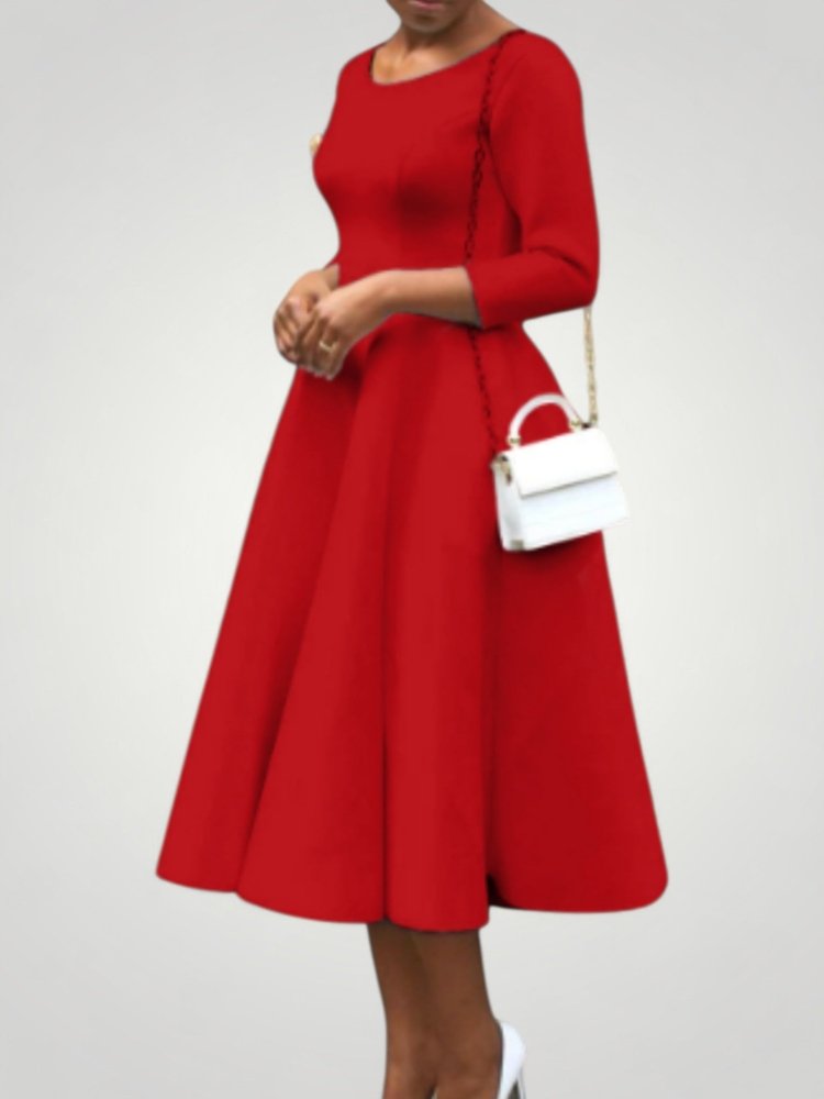 Robe de Mariage Femme Élégante à Manches Longues