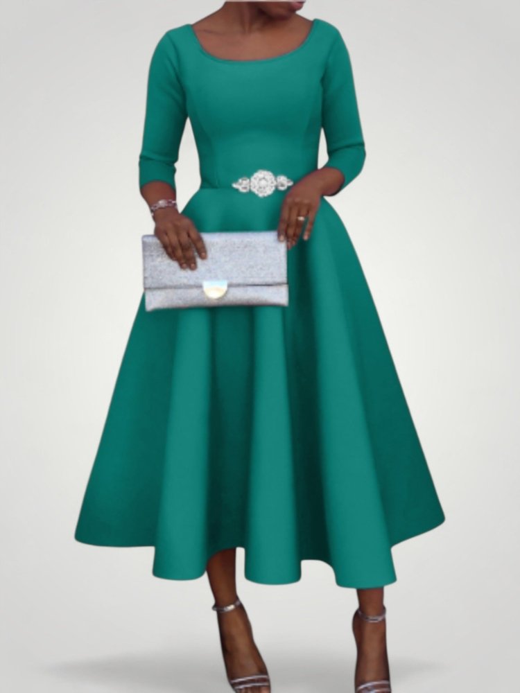 Robe de Mariage Femme Élégante à Manches Longues