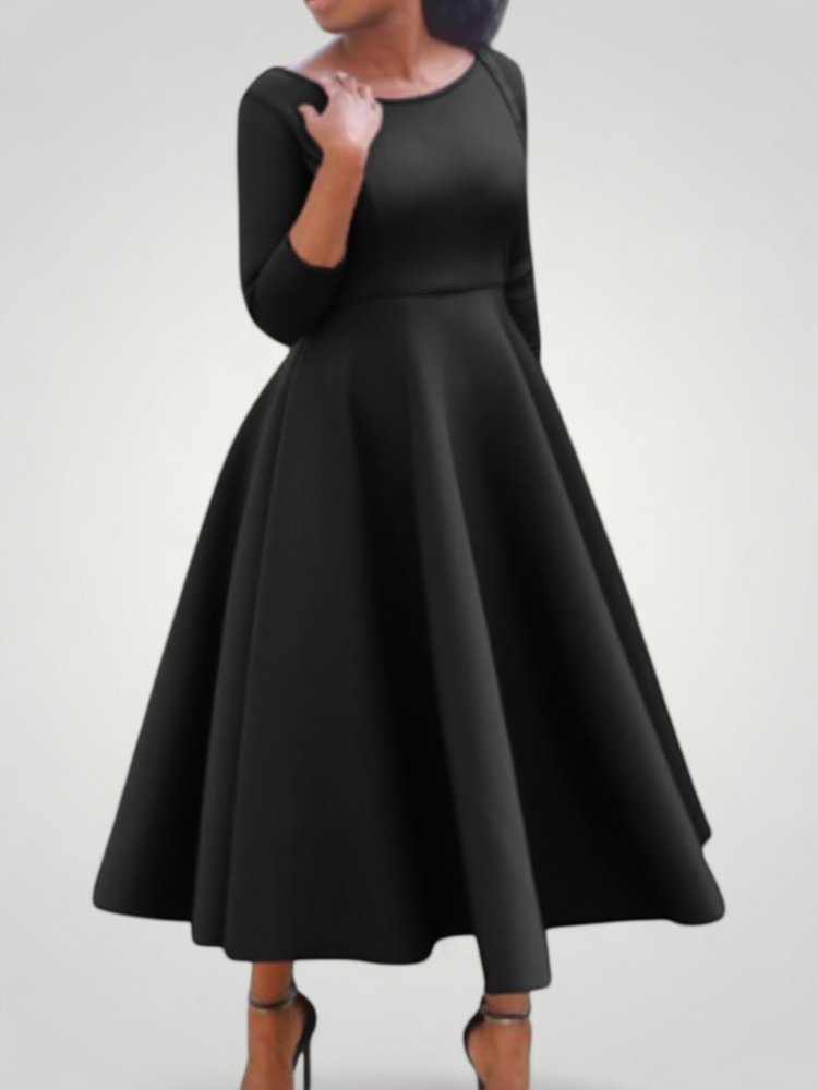 Robe de Mariage Femme Élégante à Manches Longues