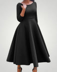 Robe de Mariage Femme Élégante à Manches Longues