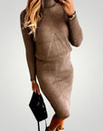 Robe Pull Tricotée Chic et Confortable 1 - Mode Lumière