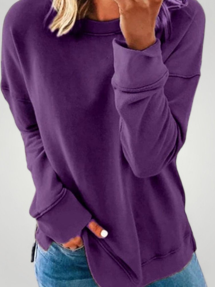 Sweat - Shirt Classique Doux et Confortable 8 - Mode Lumière