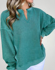 Sweat-shirt Chic Décontracté à Décolleté Élégant 1 - Mode Lumière