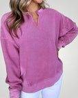 Sweat-shirt Chic Décontracté à Décolleté Élégant 4 - Mode Lumière