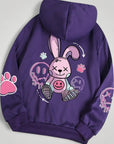Sweat à Capuche Imprimé Style Urbain 6 - Mode Lumière