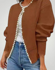 Veste Cardigan Élégante avec Broderies Raffinées 3 - Mode Lumière