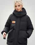 Veste d'Hiver Matelassée Imperméable avec Capuche 2 - Mode Lumière