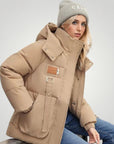 Veste d'Hiver Matelassée Imperméable avec Capuche 4 - Mode Lumière