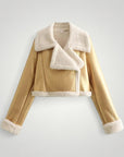 Veste en Similicuir Doublure Douce Élégante 4 - Mode Lumière