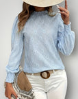 Blouse Élégante à Col Montant 5