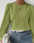 Blouse Femme Plissée Chic et Confortable 4