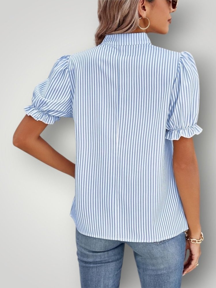 Blouse Femme Rayée Élégante et Confortable 1