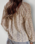 Blouse Fleurie Femme Chic Confortable 3