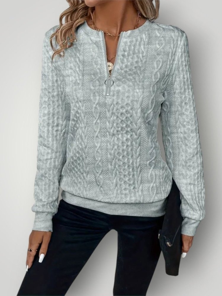 Cardigan Femme Chic à Fermeture Éclair 6