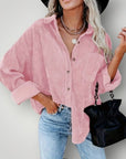 Chemise Vintage en Velours Élégante 0