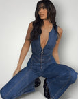 Combinaison Jean Femme Élégante et Confortable 8