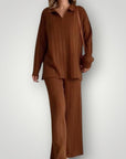 Ensemble Rayé Élégant et Confortable 3
