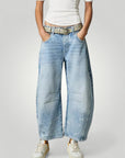 Jean Femme Vintage à Pattes d'Éléphant Élégant 8 - Mode Lumière
