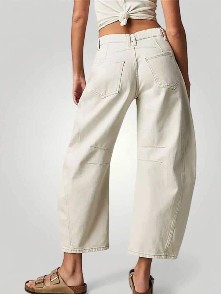 Jean Femme Vintage à Pattes d'Éléphant Élégant 2 - Mode Lumière