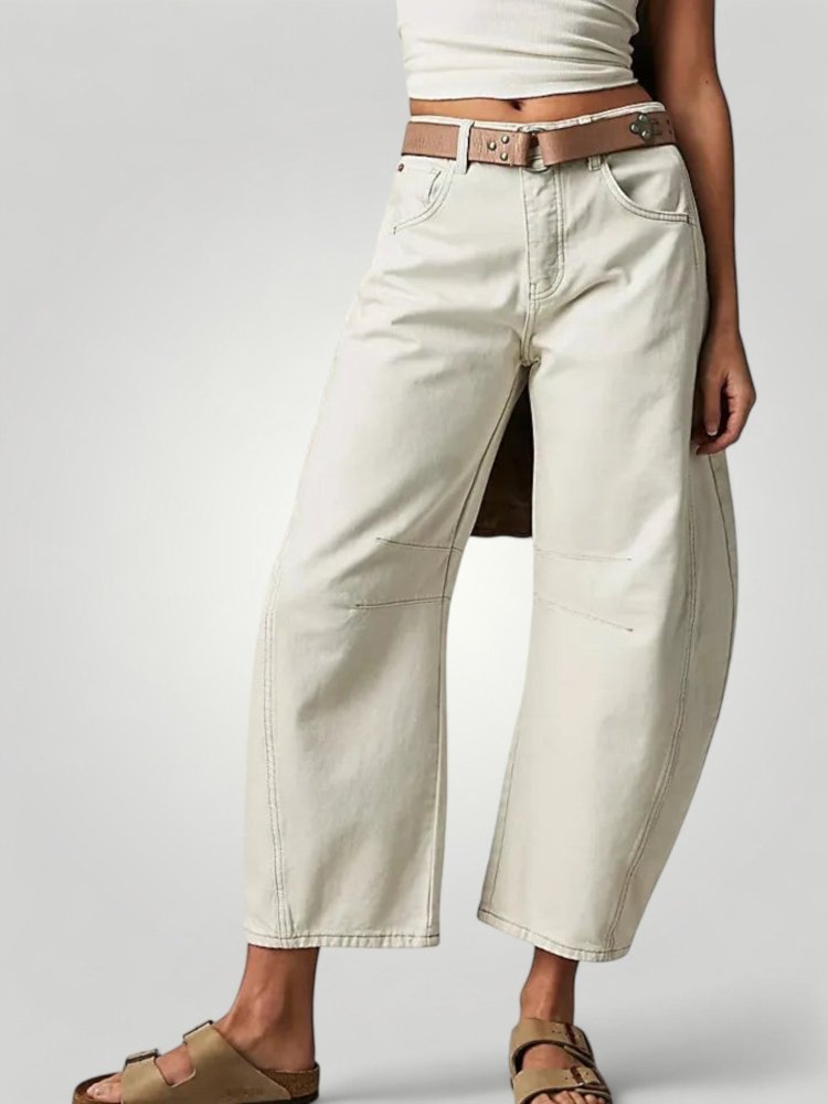 Jean Femme Vintage à Pattes d'Éléphant Élégant 1 - Mode Lumière