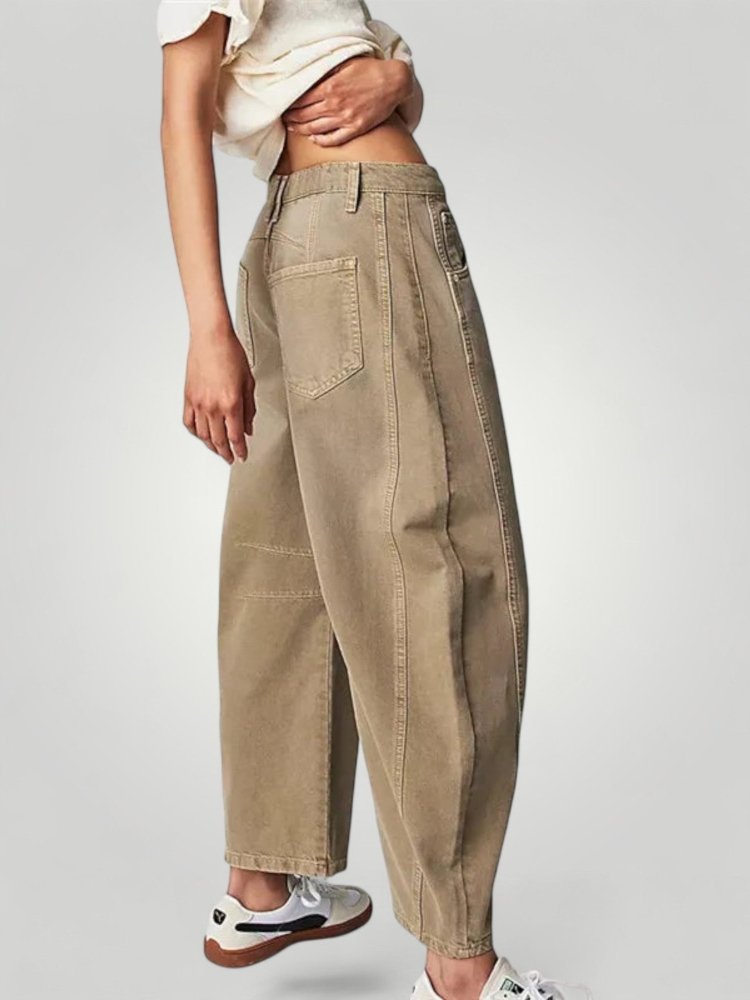 Jean Femme Vintage à Pattes d'Éléphant Élégant 4 - Mode Lumière