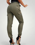 Jeans Cargo Femme Slim avec Poches Fonctionnelles 3 - Mode Lumière