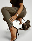 Jeans Cargo Femme Slim avec Poches Fonctionnelles 4 - Mode Lumière