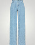 Jeans Femme Élevée à Taille Haute Glamour 4 - Mode Lumière