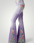 Jeans Femme Flare au Style Vintage Chic 3 - Mode Lumière