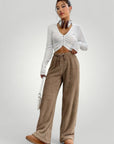 Pantalon Décontracté Femme Large Ajustable Confort 5 - Mode Lumière