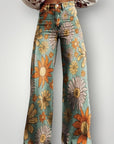 Pantalon Femme Vintage Élégant et Confortable 0