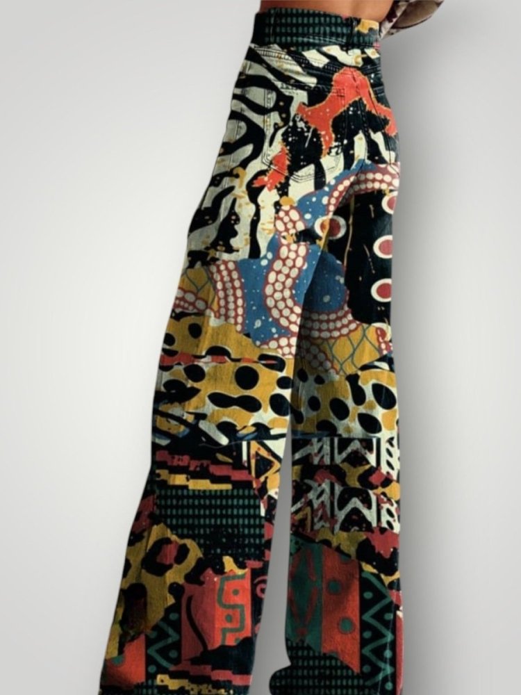 Pantalon Femme Vintage Élégant et Confortable 1