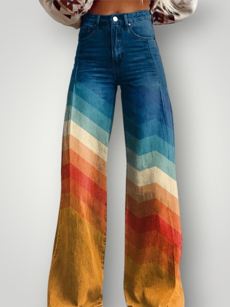 Pantalon Femme Vintage Élégant et Confortable 0