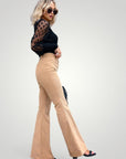 Pantalon Flare Taille Haute Élégant 7 - Mode Lumière