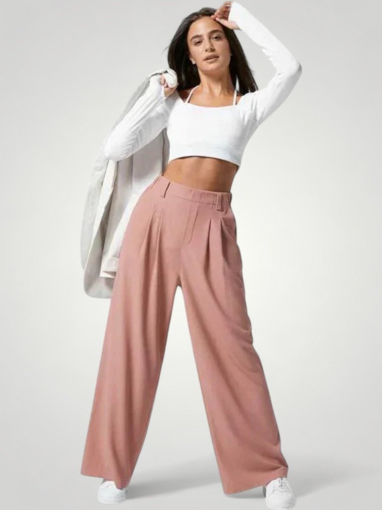 Pantalon Fluide Femme Élégant et Flatteur 2 - Mode Lumière