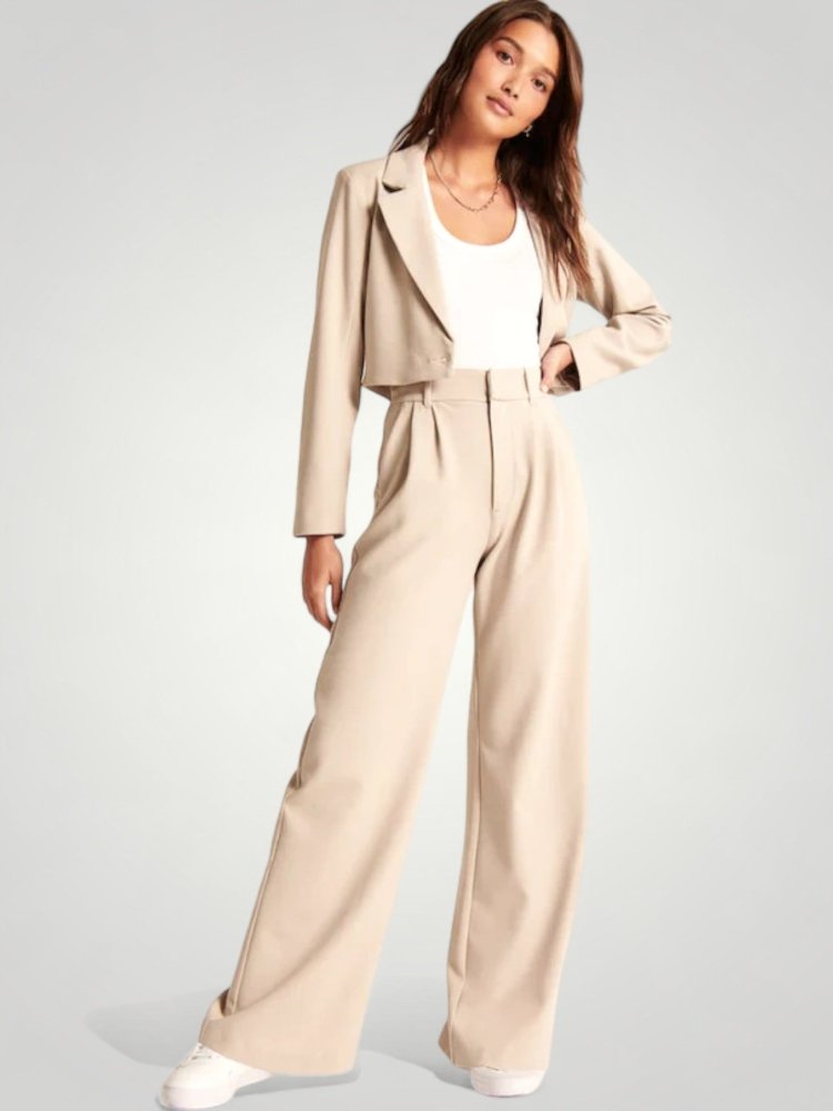 Pantalon Fluide Femme Évasé Élégant 2 - Mode Lumière