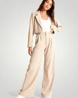 Pantalon Fluide Femme Évasé Élégant 2 - Mode Lumière