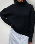 Pull Femme Col Roulé Élégant et Confortable 2
