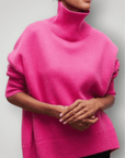 Pull Femme Col Roulé Élégant et Confortable 6