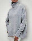 Pull Femme Col Roulé Élégant et Confortable 4