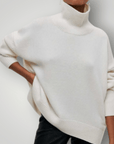 Pull Femme Col Roulé Élégant et Confortable 3
