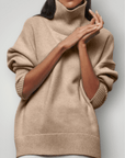 Pull Femme Col Roulé Élégant et Confortable 1