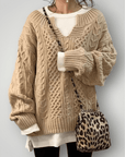 Pull Tricoté Élégant et Confortable 0